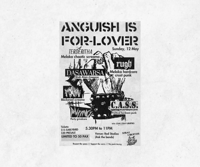 Image 1 of [PRINTS] Anguish Is For-Lover Gig Poster - MAIN