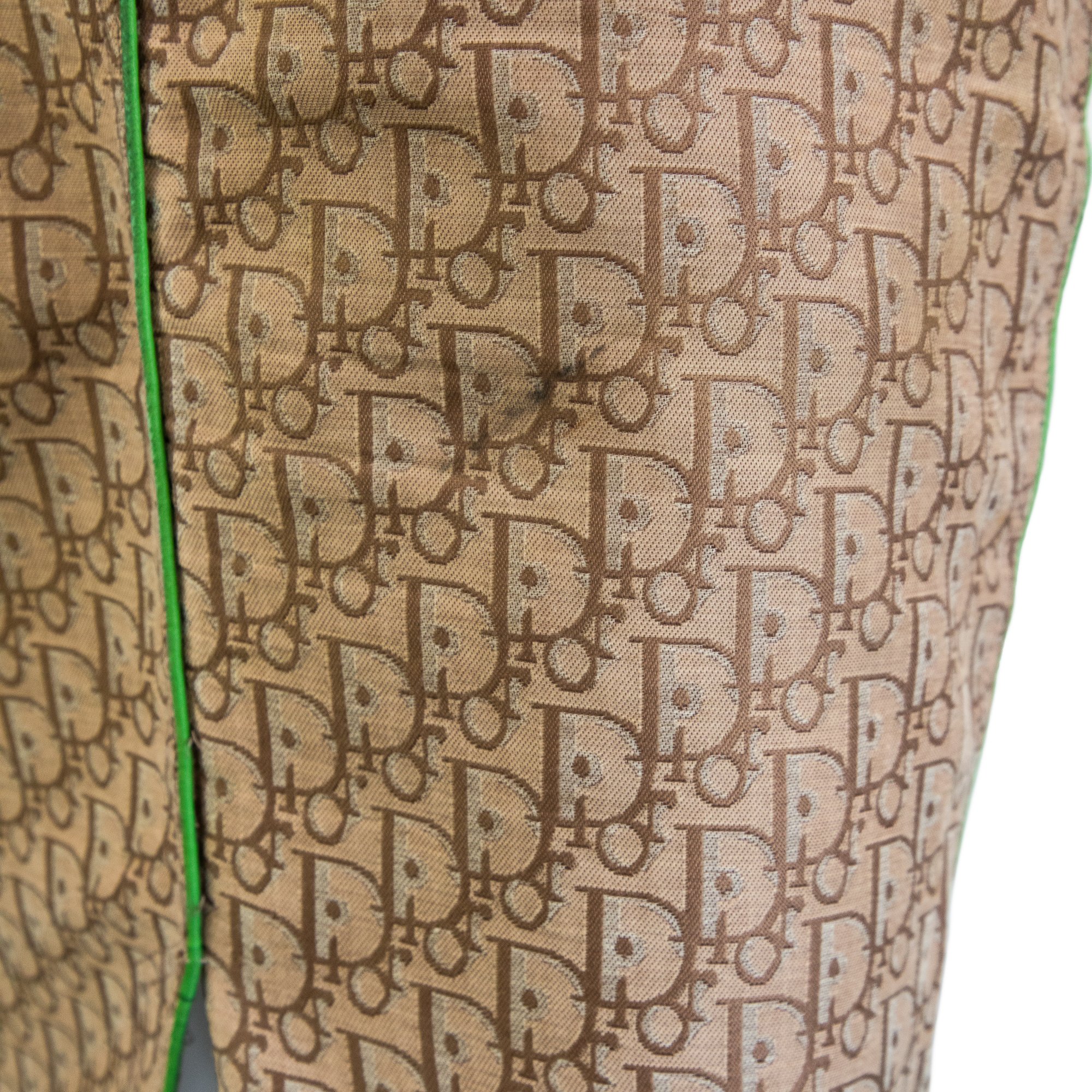 Image of Christian Dior 2004 Rasta Monogram Knee Length Skirt 