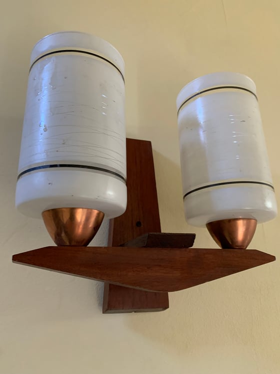 Image of Pair of Mid Century Wall Lights