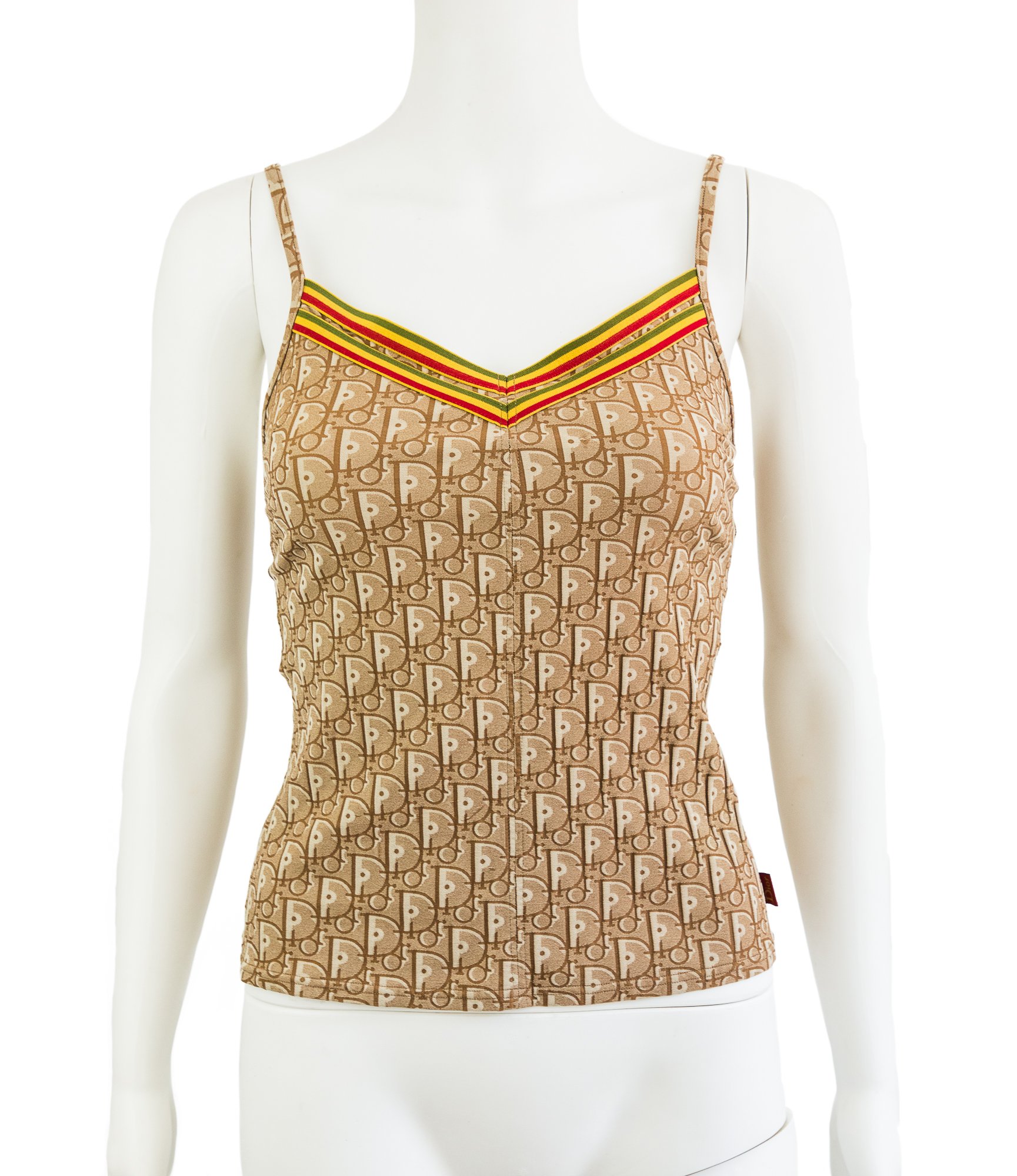 Image of Christian Dior Rasta 2004 Monogram Tank Top