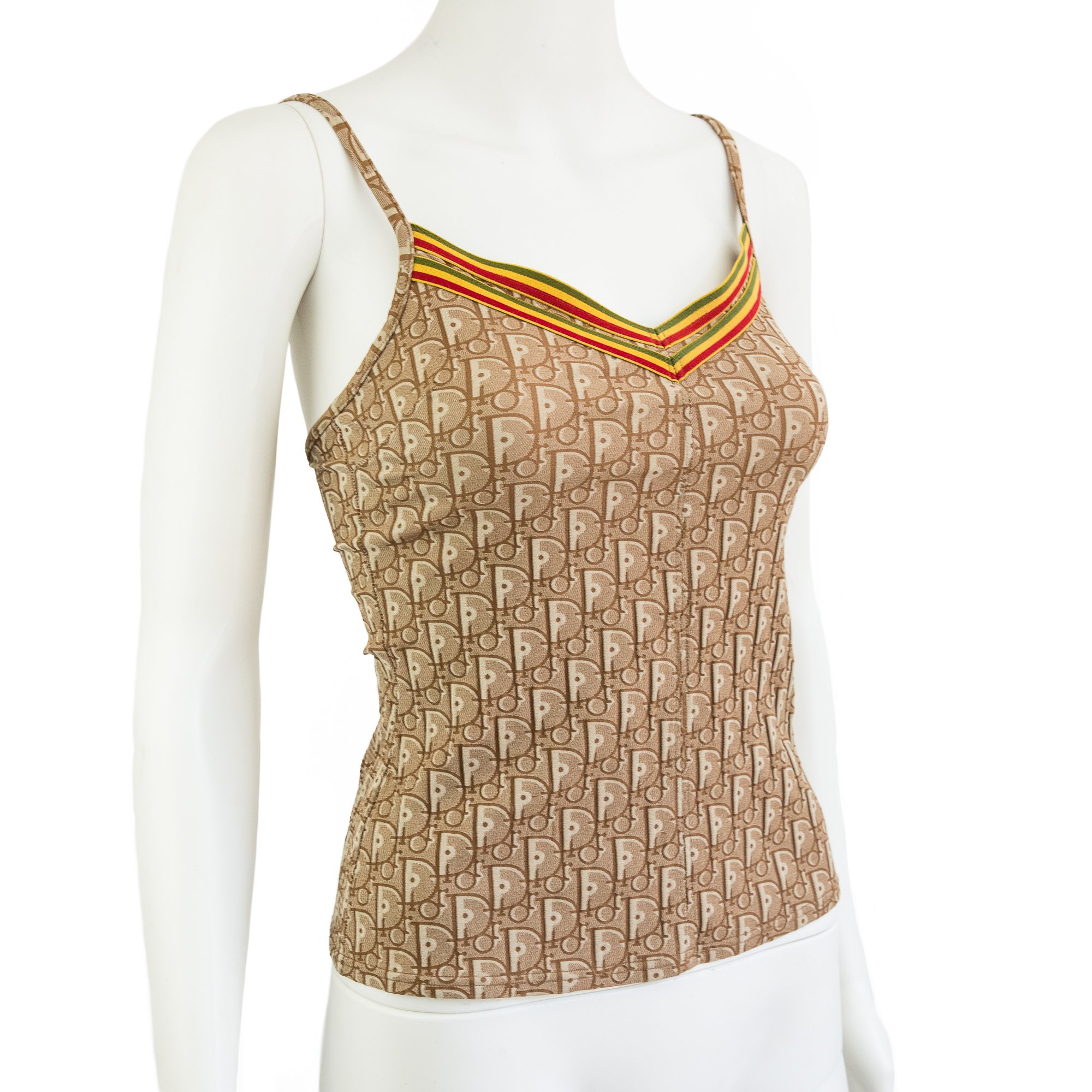 Image of Christian Dior Rasta 2004 Monogram Tank Top