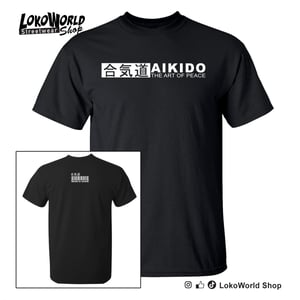 Image of Aikido, The Art of Peace, Black T-shirt