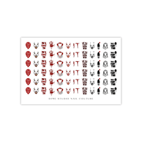 Image 1 of PENNY WISE NAIL DECALS