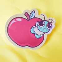 Worm in the Apple Sticker