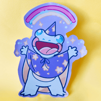 Frog Magician Sticker
