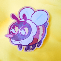 Big-Eye Bumblebee Sticker