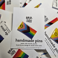 Image 2 of Pride Flag Pin