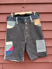 Image 1 of Fishtail Short- patchwork 