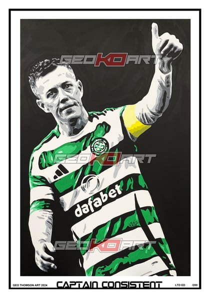 Image of CALLUM McGREGOR CELTIC FC CAPTAIN