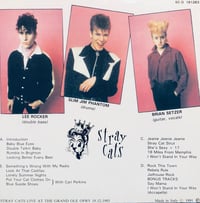 Image 2 of STRAY CATS ‎– Live At Grand Ole Opry , 1983 (DOUBLE LP)