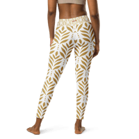 Image 5 of Fall On a Little White Yoga Leggings