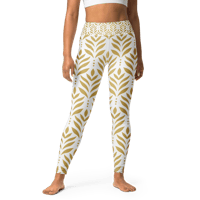 Image 6 of Fall On a Little White Yoga Leggings