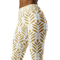 Image 18 of Fall On a Little White Yoga Leggings