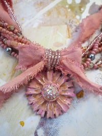 Image 3 of Shabby Chic Blush Pink Necklace