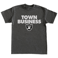 Image 1 of "Town Business" in Charcoal Heather Shirt By 3 Kings