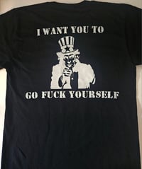 Image 2 of Uncle Sam Shaved for Battle T Shirt