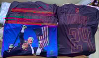Image 2 of Trump 24 Drifit Support  Jersey 