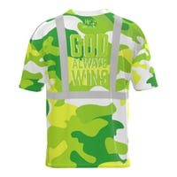 Image 3 of Have Faith (Construction Camo) Hi Visibility Dri Fit Shirt