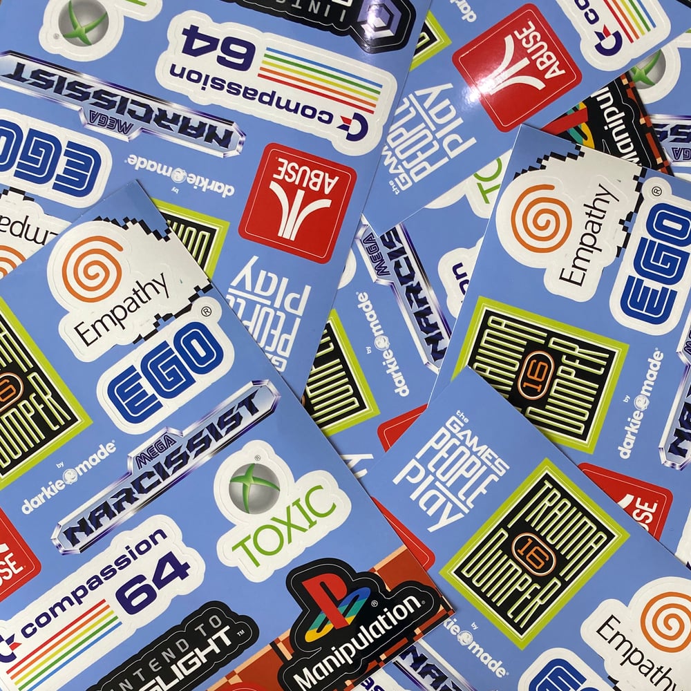 Image of The Games People Play Sticker Pack