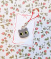 Handmade Clay Mini Phone Charm: Pascal