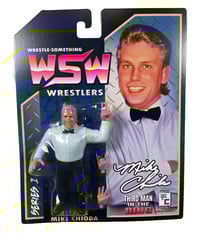 Image 1 of **SALE** REFEREE MIKE CHIODA WRESTLE-Something Wrestlers series 1