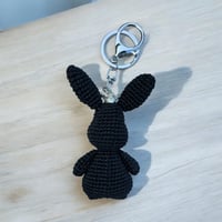 Black Rabbit Keyring