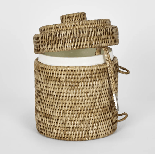 Image of Natural Rattan Ice Bucket 