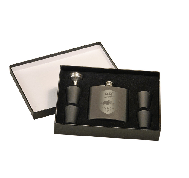 Image of 44° North Vodka Flask Set