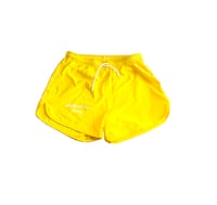 womens yellow shorts