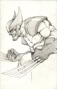 PENCIL WOLVERINE SIGNED
