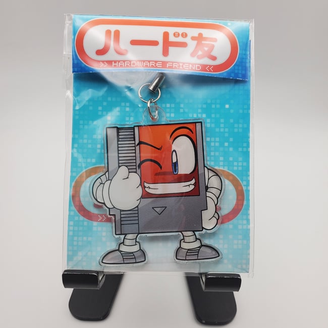 Cart Man - 2-inch Acrylic Charm