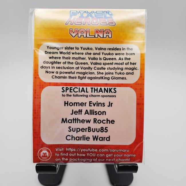 Valna-Valis-  2-inch Acrylic Charm 