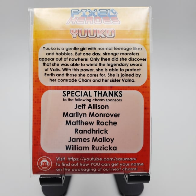 Yuuko - Valis - 2-inch Acrylic Charm