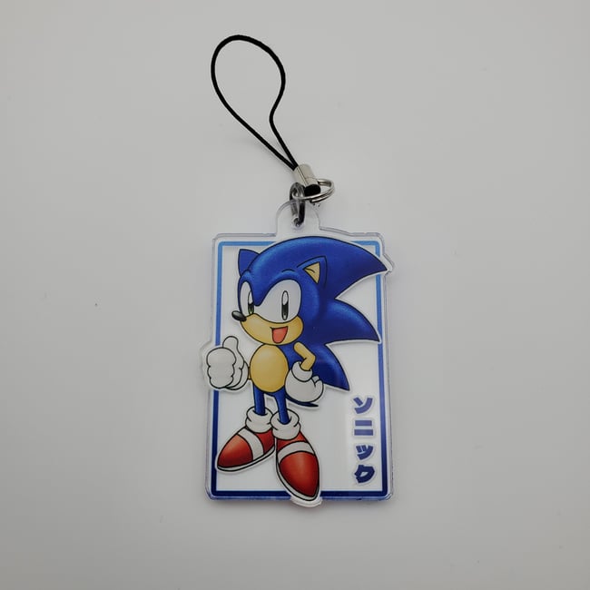 SANIC-  2-inch Acrylic Charm