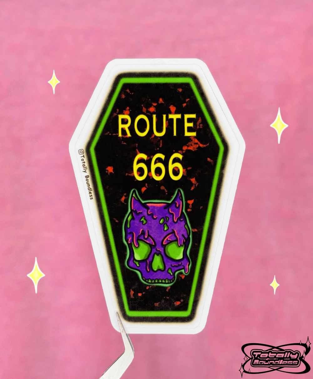 Image of Route 666 Coffin