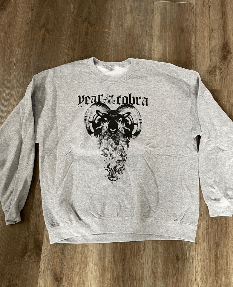 Image of Goat Crew Neck Sweatshirt - Ash