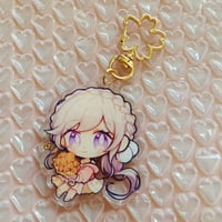 Blooming Pink Acrylic Charm