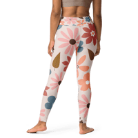 Image 11 of Pink Harvest Yoga Leggings