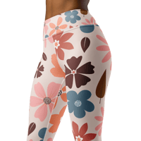 Image 6 of Pink Harvest Yoga Leggings