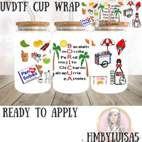 Boricua UVDTF cup wrap 