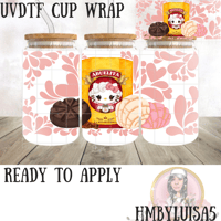 Kitty x Abuelita Talavera UVDTF cup wrap 