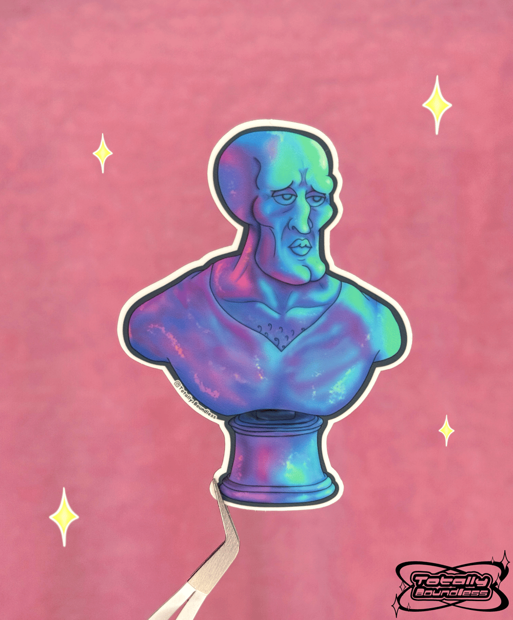 Image of Vaporwave Squid Bust