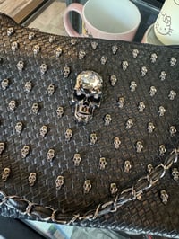 Image 3 of Skull woven purse 