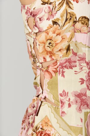 Image of Vaughn Midi Dress. Vintage Floral Print. By Winona Australia.