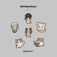 Mini Meme Meows [vol. 2] Charm/Sticker