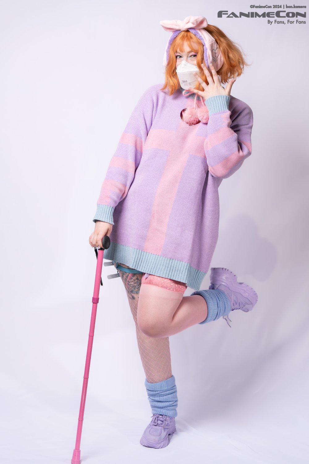 Image of Pastel and Goth Velvet Chenille Knit Detail Sweater Dresses - "Nightmare"