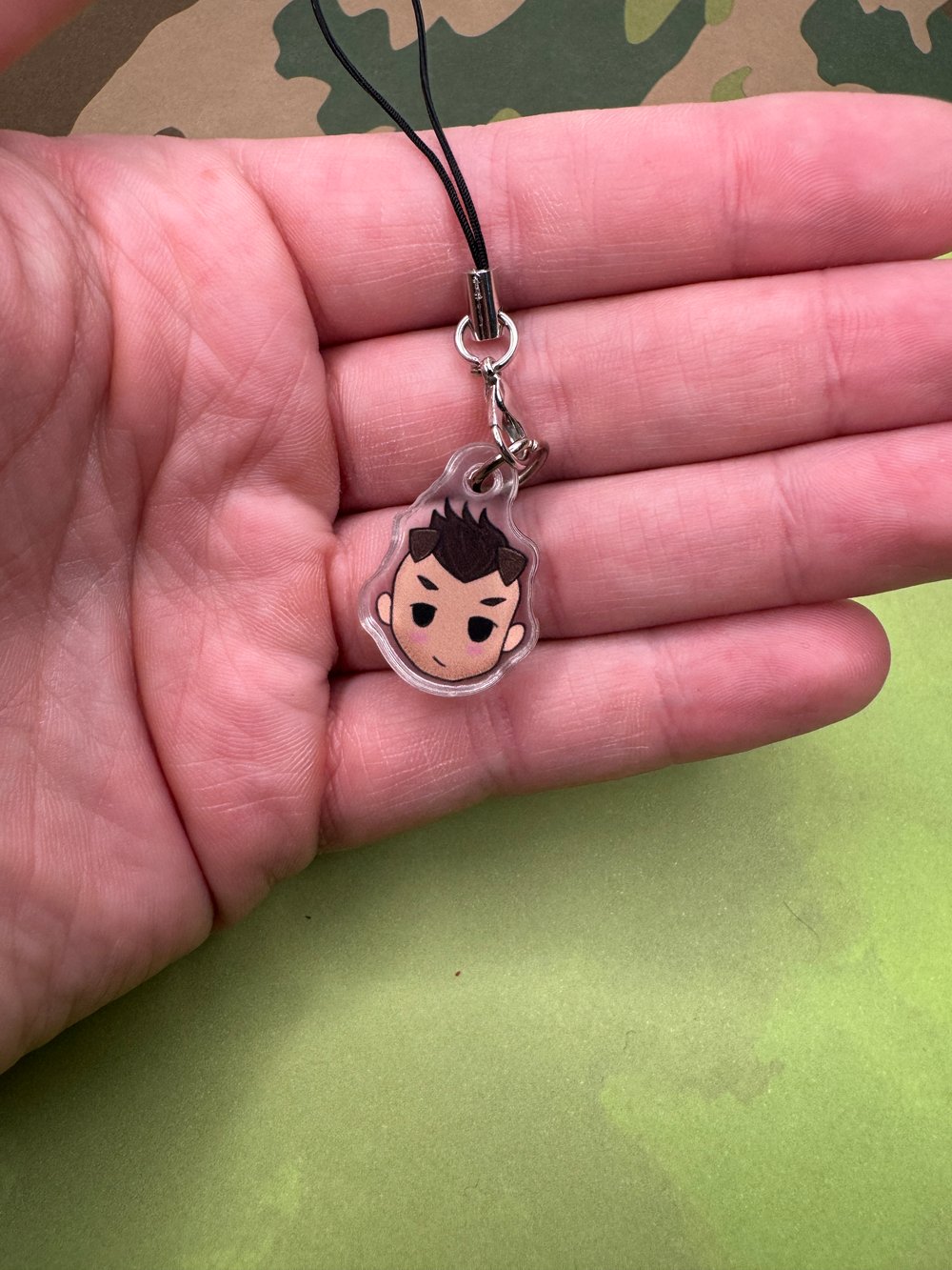 Image of Chibi Suds guy Phone Charm