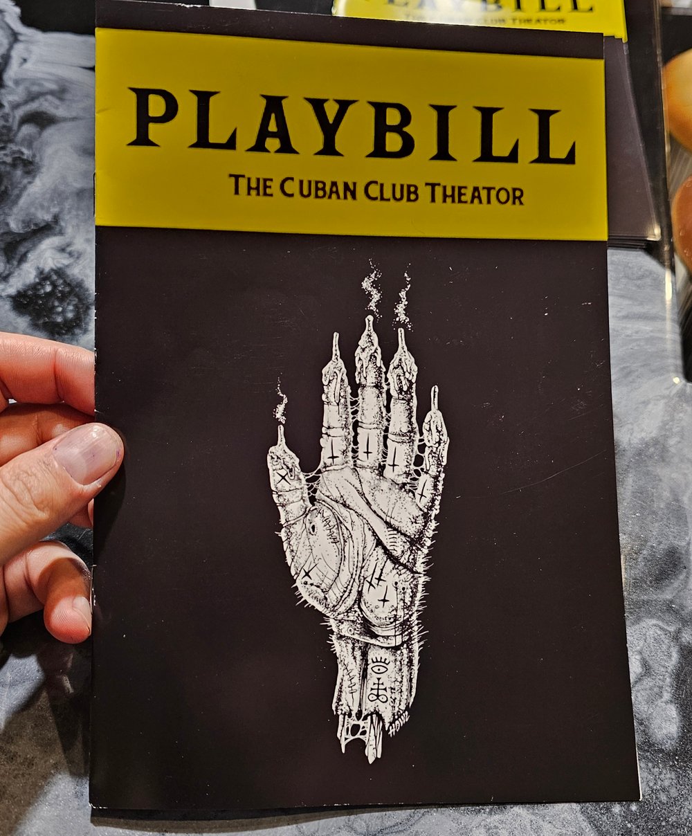 Image of Tabernacle of Oddities 2024 Playbill - Cover art by Andy Howl