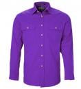 Image 5 of Pilbara men's open front long sleeve shirt RM500BT