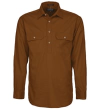 Image 3 of PILBARA Men's Closed front Longsleeve RM200CF